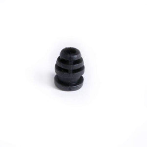 Rugged Radios small cable strain relief grommet, 1/2 inch with 1/8 inch hole for headset and accessory cables