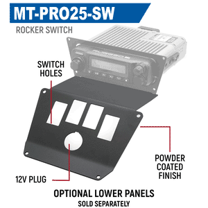 2025 Polaris RZR Pro XP, Pro R, and Pro S Radio Mount - Dunes 2 Dezert SXS