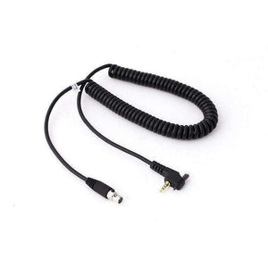 Rugged Radios Vertex single pin bolt-on handheld radio to headset coil cord, 2 ft coiled