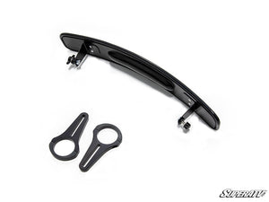SuperATV Arctic Cat / Textron 17 Inch Curved Rear View Mirror, mounted view