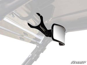 SuperATV Can-Am 17 Inch Curved Rear View Mirror, front view