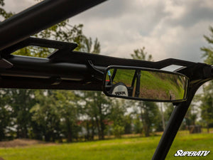 SuperATV Kawasaki 17 Inch Curved Rear View Mirror, side view