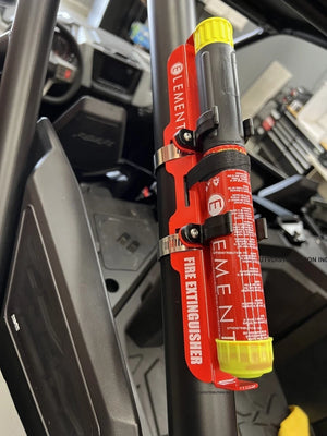 Element E100 Roll Bar Mount Fire Extinguisher - Dunes 2 Dezert SXS