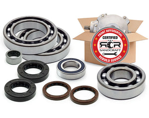 Polaris RZR Pro R front differential rebuild kit with upgraded bearings, seals, and shim service for smooth 4WD performance