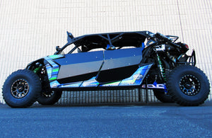 Can-Am X3 4-Seater Door Skins Full Aluminum - Dunes 2 Dezert SXS