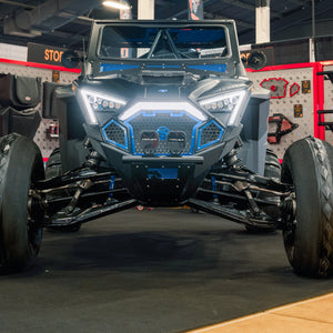 SDR Polaris Pro R / Turbo R / Pro S Pre-Runner Single Tube Front Bumper - Dunes 2 Dezert SXS