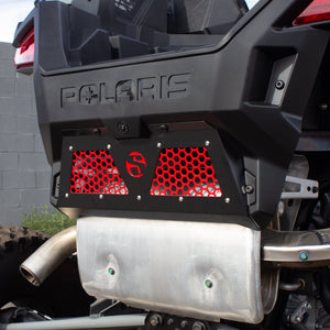 Polaris Turbo R/Pro XP Rear Exhaust Cover - Dunes 2 Dezert SXS