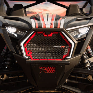 SDR Polaris Pro R/Pro S/Pro XP Front Grille Kit (2025) - Dunes 2 Dezert SXS