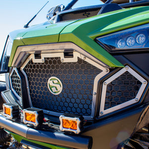 SDR Polaris Pro-R/Turbo R Front Grille Kit - Dunes 2 Dezert SXS