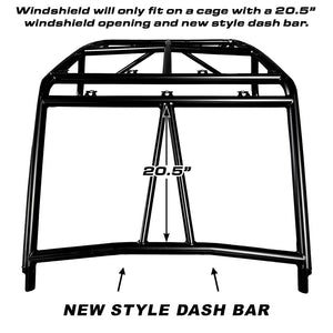XP-4 Fastback/2 Seat All - Windshield Frame - Dunes 2 Dezert SXS