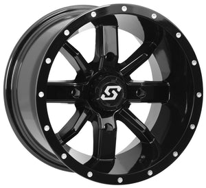 Sedona Hollow Point UTV Wheel – Gloss Black - Dunes 2 Dezert SXS