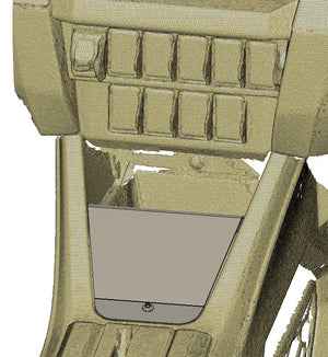 SFM Lower Mount Blank – Polaris Pro R / Pro XP (19–25) - Dunes 2 Dezert SXS