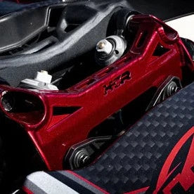HCR Can-Am X3 shock tower support MAV-05420 adds front-end strength with double shear mounts and easy bolt-on installation