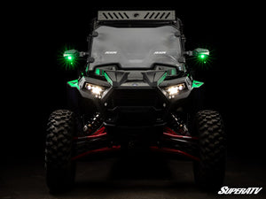 SuperATV Yamaha Lighted Side-View Mirrors, alternate angle