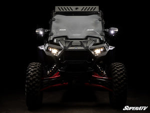 SuperATV Yamaha Lighted Side-View Mirrors, hardware detail