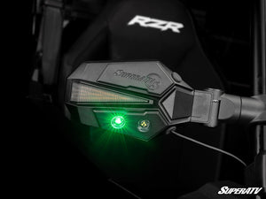 SuperATV Yamaha Lighted Side-View Mirrors, top view
