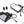 Polaris dual section convex side mirror with forward-facing LED pod light, SuperATV