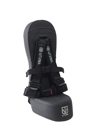 UTV Mountain Accessories Kawasaki KRX 4 rear bump seat for 2023+ models, shown mounted on the vehicle's rear area.