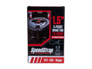 Speed Strap 3-Point Tire Tie Down – 1.5" w/ Swivel Hooks - Dunes 2 Dezert SXS