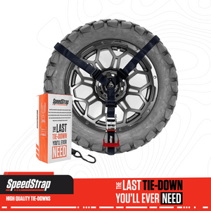 Speed Strap 3-Point Tire Tie Down – 1" for UTV/ATV - Dunes 2 Dezert SXS