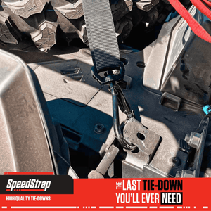Speed Strap 3-Point Tire Tie Down – 1" for UTV/ATV - Dunes 2 Dezert SXS