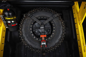 Speed Strap 3-Point Tire Tie Down – 2" HD w/ Swivel Hooks - Dunes 2 Dezert SXS