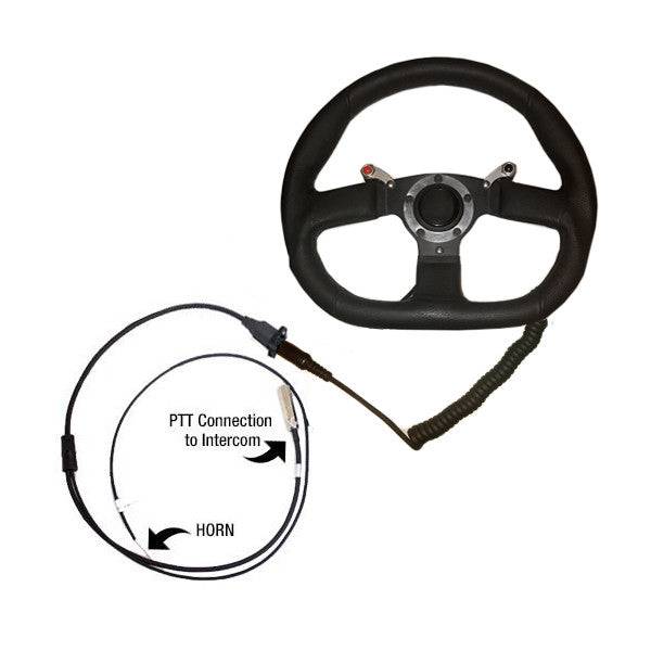 Quick Disconnect Steering Wheel PTT Kit – Dual Nexus Buttons - Dunes 2 Dezert SXS