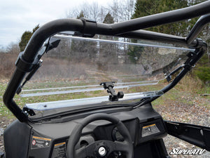 SuperATV Arctic Cat Wildcat Trail Sport Flip Windshield, installed view