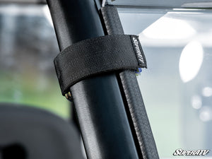 SuperATV Bobcat UV34 Flip Down Windshield, profile view