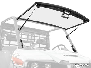 SuperATV Bobcat UV34 Flip Windshield, front view