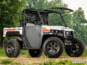 SuperATV Bobcat UV34 Flip Windshield, side view