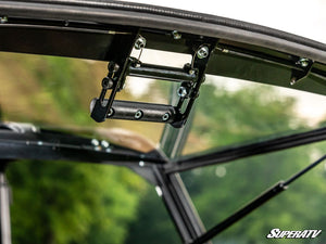 SuperATV Bobcat UV34 Flip Windshield, alternate angle