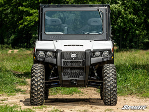 SuperATV Bobcat UV34 Glass Windshield, angle view