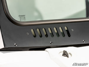 SuperATV Bobcat UV34 Glass Windshield, cab view