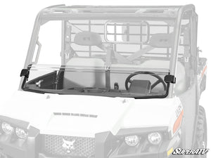 SuperATV Bobcat UV34 Half Windshield, front view