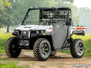 SuperATV Bobcat UV34 Half Windshield, angle view