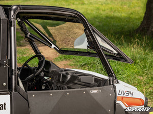 SuperATV Bobcat UV34 MaxDrive Power Flip Windshield, hardware detail