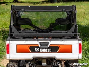 SuperATV Bobcat UV34 Rear Windshield, cab view