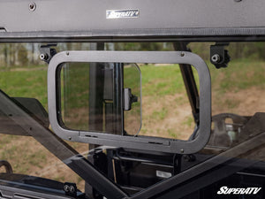 SuperATV Bobcat UV34 Sliding Rear Windshield, close-up