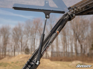 SuperATV flip windshield on a Can-Am Commander, alternate angle