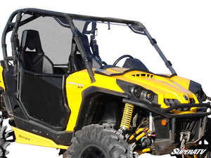 SuperATV full windshield on a Can-Am Commander, front view