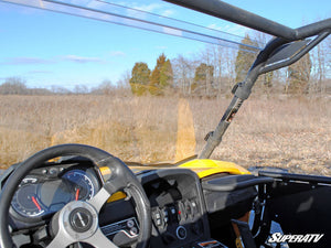 SuperATV full windshield on a Can-Am Commander, side view