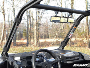 SuperATV full windshield on a Can-Am Maverick Trail, side view