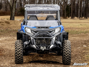 SuperATV half windshield on a Can-Am Commander, front view