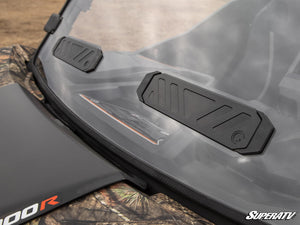 SuperATV vented full windshield on a Can-Am Commander, side view