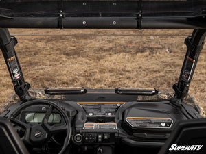 SuperATV vented full windshield on a Can-Am Commander, alternate angle
