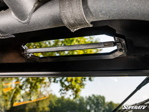 SuperATV glass windshield on a Can-Am Maverick R, profile view