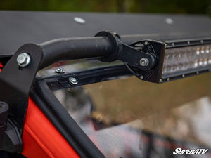 SuperATV full polycarbonate windshield on a Can-Am Maverick X3, side view