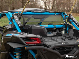 SuperATV rear vented windshield on a Can-Am Maverick X3, side view