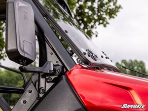 SuperATV flip windshield on a CFMOTO U10 Pro, top view
